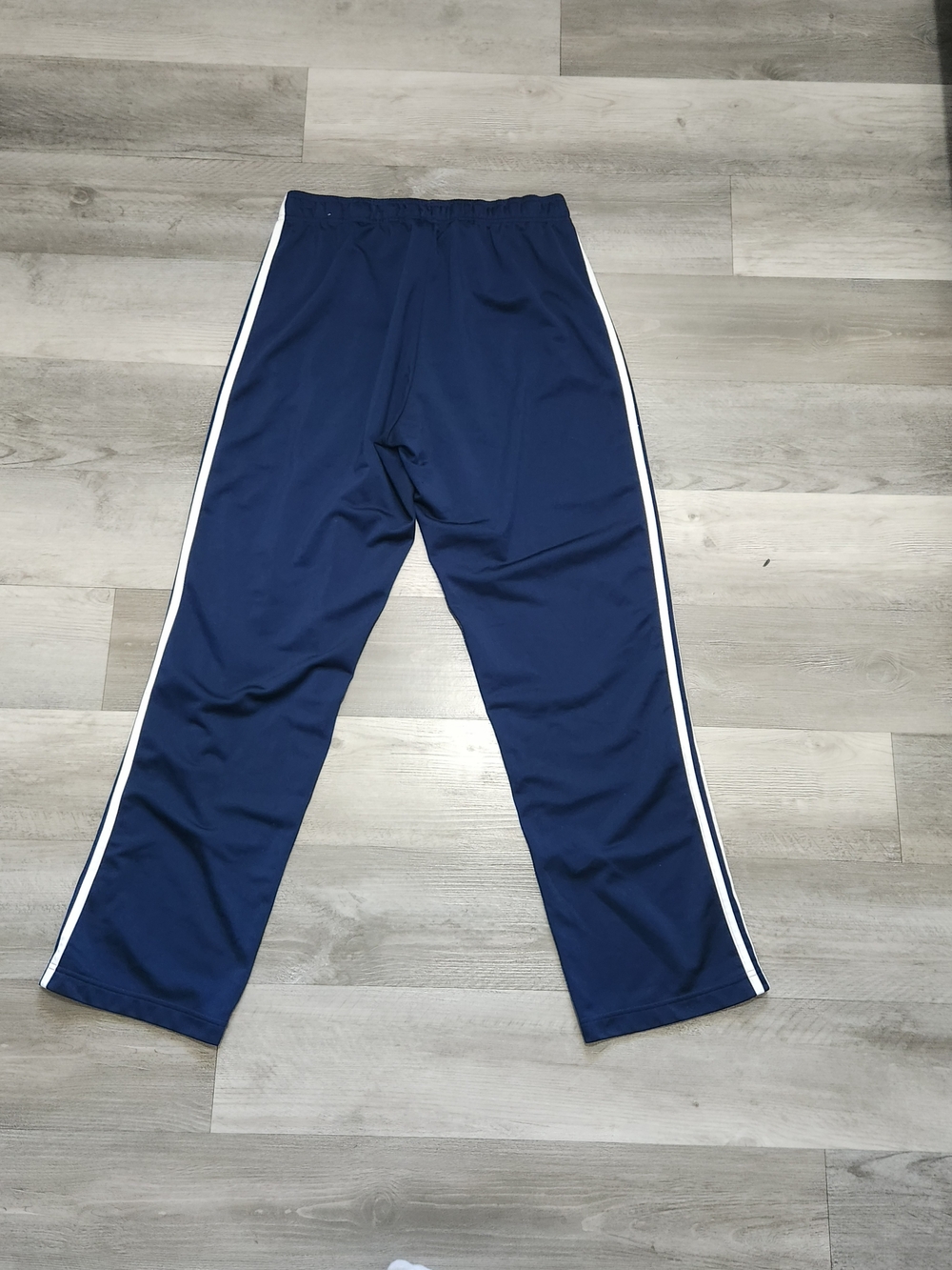 Adidas Youth Navy Track Pants with White Tri-Stripes Logo Size Large - Picture 7 of 12